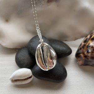 Half Cowrie Pendant Large