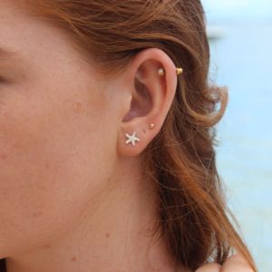 Sea Star Earrings Tiny