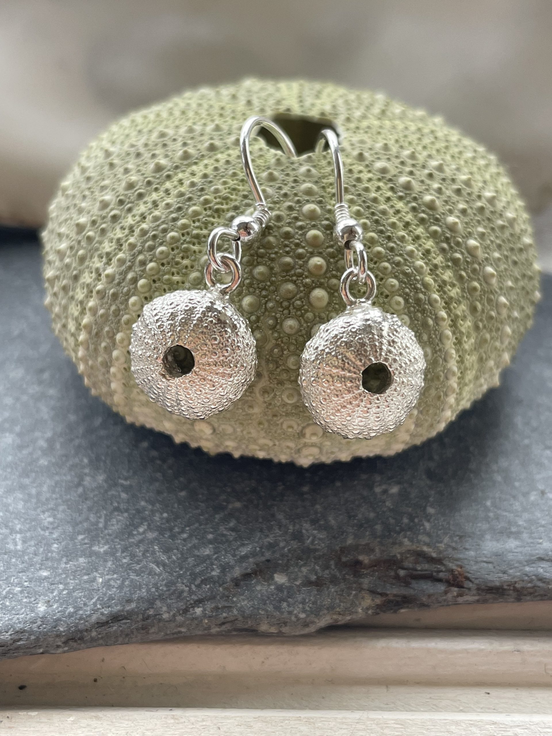 Pincushion Urchin drop Earrings