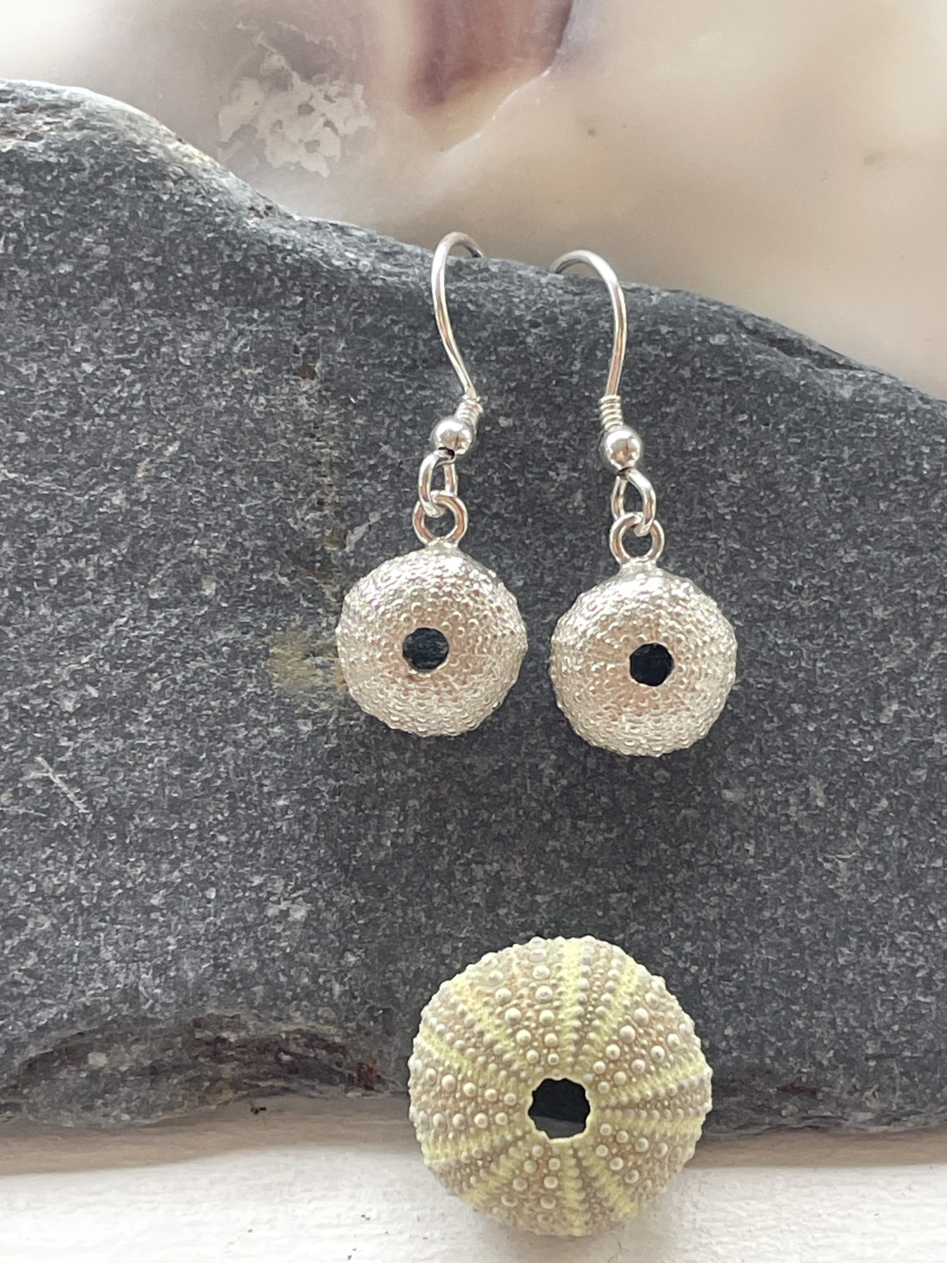 Pincushion Urchin drop Earrings