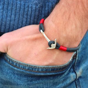 Anchor Bracelet with Paracord