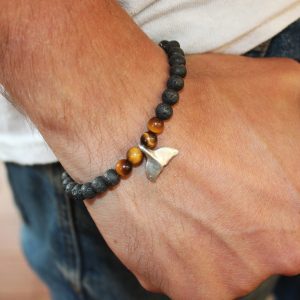 Dolphin Tail Beaded Bracelet