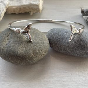 Whale Tail Cuff Bangle